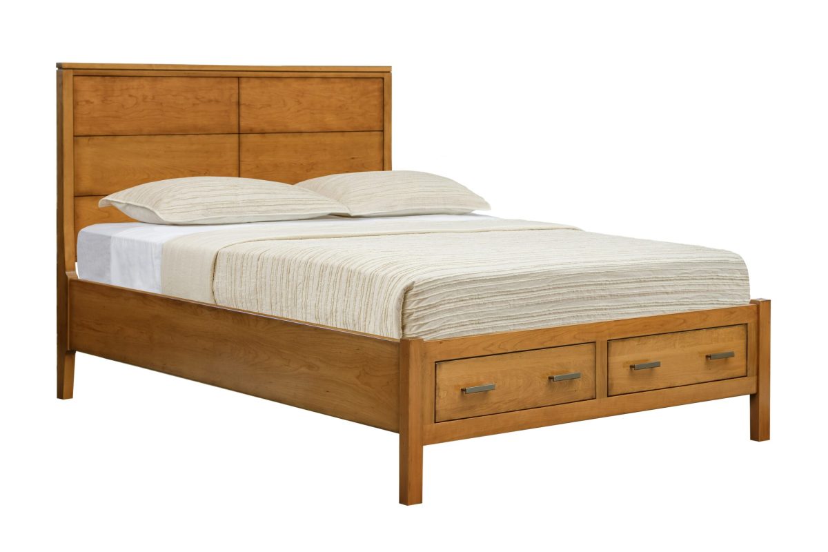 Estelle Panel Bed With Footboard Storage