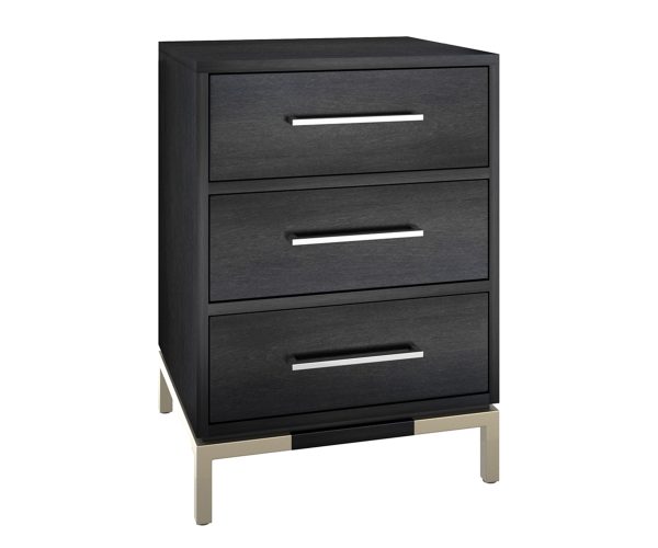 Manhattan 3 Drawer Nightstand