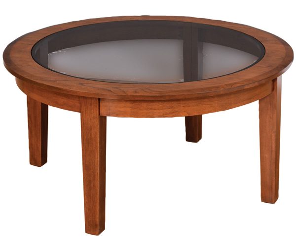 Deluxe Shaker Round Cocktail Table