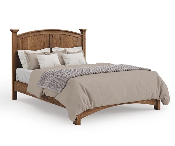 Buckeye Panel Bed With Arched Headboard