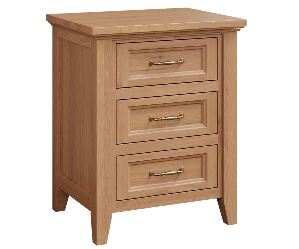 Bristol 3 Drawer Nightstand