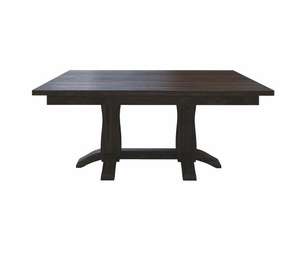 Beveled Shaker Double Pedestal Table